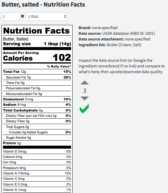 Ingredient Preview Uses New FDA Format And Daily Values